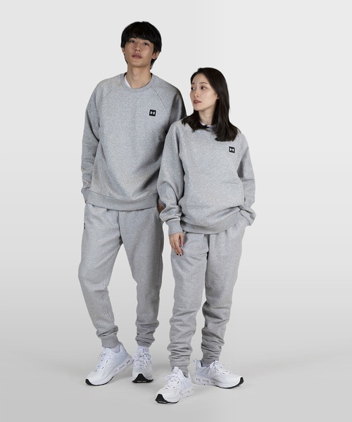 UNDER ARMOUR（アンダーアーマー）の「UAライバルフリース クルー（トレーニング/メンズ/レディース）（スウェット・メンズ・ネイビー/ライトグレー/ブラック・M/3XL/L/S/XXL/XL）」の21枚目の写真