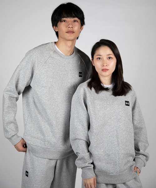 UNDER ARMOUR（アンダーアーマー）の「UAライバルフリース クルー（トレーニング/メンズ/レディース）（スウェット・メンズ・ネイビー/ライトグレー/ブラック・M/3XL/L/S/XXL/XL）」の19枚目の写真