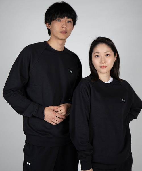 UNDER ARMOUR（アンダーアーマー）の「UAライバルフリース クルー（トレーニング/メンズ/レディース）（スウェット・メンズ・ネイビー/ライトグレー/ブラック・M/3XL/L/S/XXL/XL）」の12枚目の写真