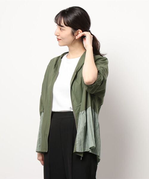 La SRIC（ラスリック）の「SRIC/81011 ｽｿﾌﾟﾘｰﾂzipPK（パーカー・レディース・カーキ/キャメル・38）」の2枚目の写真