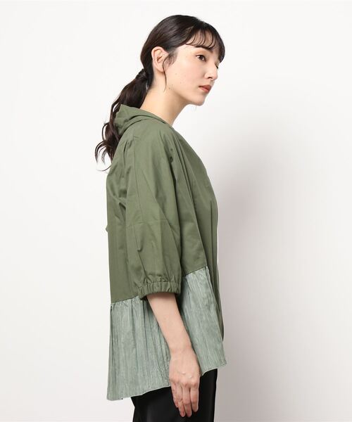 La SRIC（ラスリック）の「SRIC/81011 ｽｿﾌﾟﾘｰﾂzipPK（パーカー・レディース・カーキ/キャメル・38）」の3枚目の写真