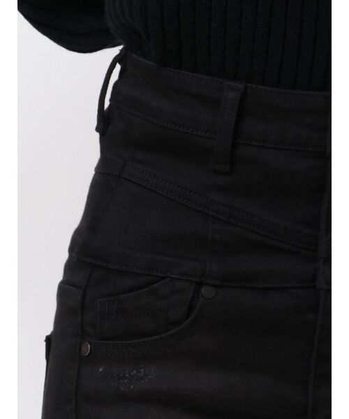 EMODA(エモダ)の「スイッチングハイウエストパギンス(デニムパンツ・レディース・ブラック/インディゴブルー・SMALL/MEDIUM/X-SMALL)」の7枚目の写真