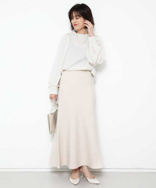Rouge vif（ルージュヴィフ）の「【セットアップ対応】ボリュームスリーブブラウス（シャツ/ブラウス・レディース・セージグリーン/ブラック/アイボリー・フリー）」の10枚目の写真