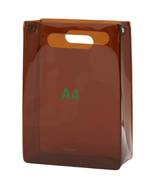 NaNa-NaNa(ナナナナ)の「nana-nana/ナナナナ A4 OPAQUE PVC ハンドバッグ(ショルダーバッグ・メンズ・ブラック/ブルー/ブラウン・ONE SIZE)」の14枚目の写真