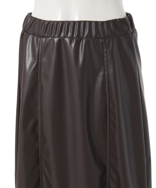 fifth calin(フィフスカラン)の「総ゴムレザーマーメイドスカート(スカート・レディース・ブラック/ブラウン・SMALL/MEDIUM)」の7枚目の写真