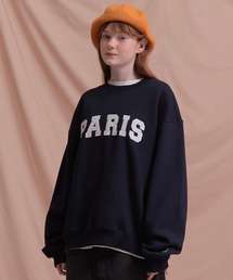 【ENOU】PARIS SWEATSHIRT / エノウ パリ ロゴ スウェットシャツ