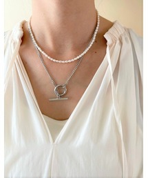 mou（モウ）の「パールアンドマンテル２セットネックレス（ネックレス）」