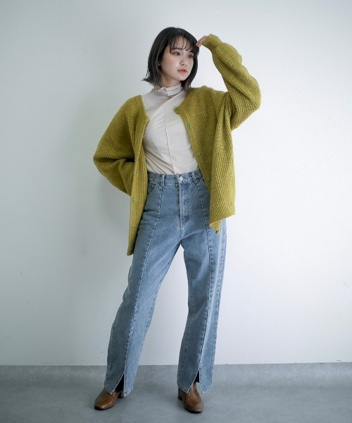 spoon store（スプーンストア）の「シアーハイネックインナー（Tシャツ/カットソー・レディース・ブラック/アイボリー・フリー）」の17枚目の写真