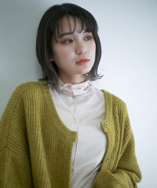 spoon store（スプーンストア）の「シアーハイネックインナー（Tシャツ/カットソー・レディース・ブラック/アイボリー・フリー）」の13枚目の写真