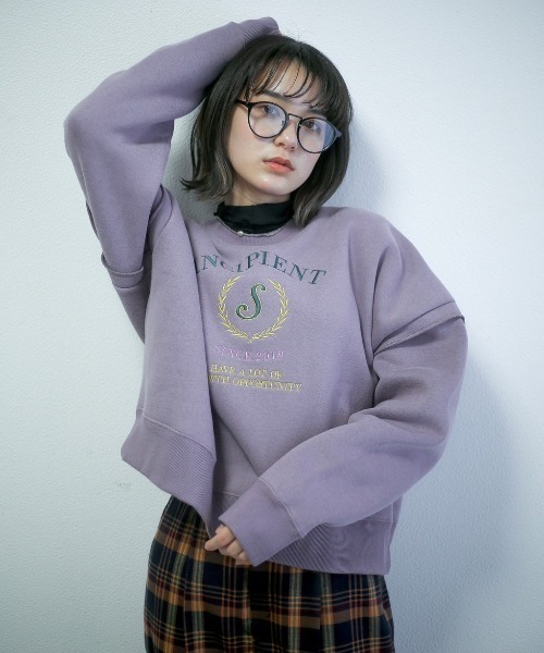 spoon store（スプーンストア）の「シアーハイネックインナー（Tシャツ/カットソー・レディース・ブラック/アイボリー・フリー）」の5枚目の写真