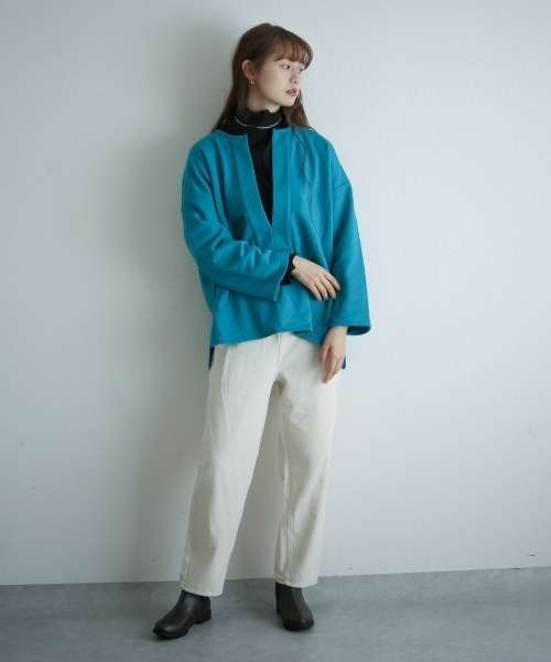 spoon store（スプーンストア）の「シアーハイネックインナー（Tシャツ/カットソー・レディース・ブラック/アイボリー・フリー）」の12枚目の写真