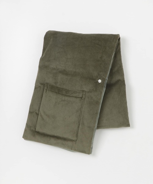 KBF（ケイビーエフ）の「リバーシブルベストストール（マフラー・レディース・ブラック/カーキ・ONE）」の12枚目の写真