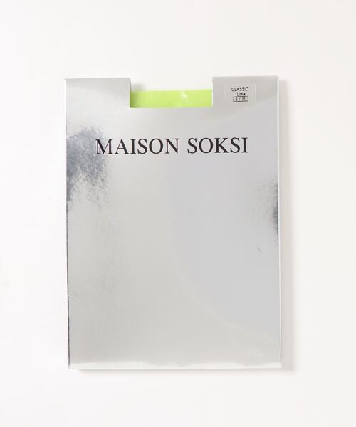 MAISON SOKSI（メゾンソクシ）の「【MAISON SOKSI/メゾンソクシ】CLASSIC タイツ（タイツ/ストッキング・レディース・ブラック/ピンク/グリーン・S/M）」の8枚目の写真