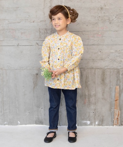 RAGMART（ラグマート）の「ティアードチュニック（ワンピース・キッズ・イエロー/ブルー・110cm/120cm/100cm/130cm）」の7枚目の写真