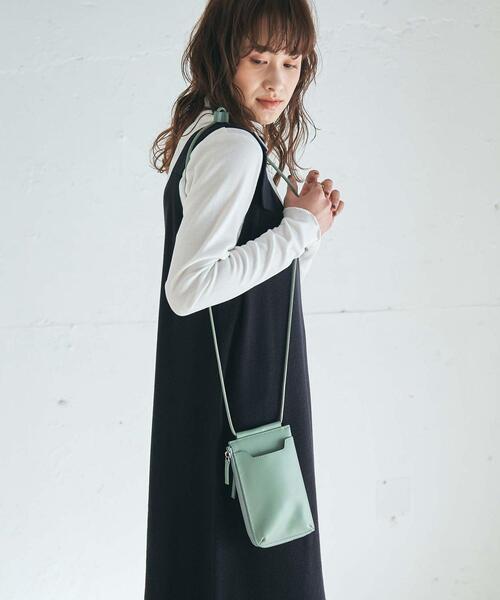 coen(コーエン)の「ハーフミラノニットサロペットワンピース(ワンピース・レディース・ベージュ/ネイビー・MEDIUM/LARGE)」の3枚目の写真