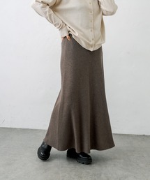 PUAL CE CIN | ニットリブスカート(スカート)