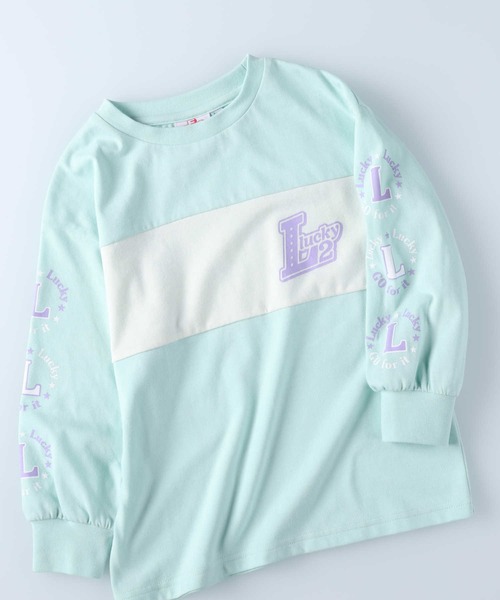 Tegteg Lucky2 切り替えロンｔ Tシャツ カットソー Right On ライトオン のファッション通販 Zozotown