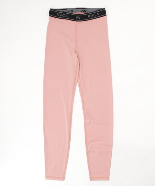 RVCA(ルーカ)の「【直営店限定】RVCA SPORT レディース BASE LEGGING ラッシュガード【2022年春夏モデル】/ルーカレギンススパッツ(レギンス/スパッツ・レディース・ピンク・SMALL/X-SMALL)」の1枚目の写真