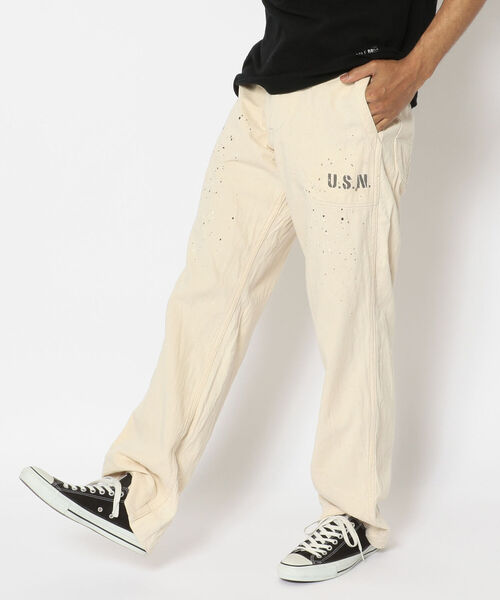 AVIREX（アヴィレックス）の「【TYPE BLUE/タイプブルー】デッキ パンツ / DECK PANTS / アヴィレックス / AVIREX（デニムパンツ・メンズ・インディゴブルー/ライトインディゴブルー/ブルー系その他/ナチュラル・MEDIUM/LARGE/X-LARGE/XX-LARGE）」の2枚目の写真