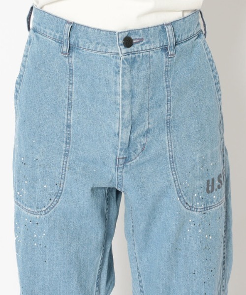 AVIREX（アヴィレックス）の「【TYPE BLUE/タイプブルー】デッキ パンツ / DECK PANTS / アヴィレックス / AVIREX（デニムパンツ・メンズ・インディゴブルー/ライトインディゴブルー/ブルー系その他/ナチュラル・MEDIUM/LARGE/X-LARGE/XX-LARGE）」の10枚目の写真