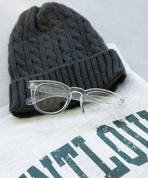 DISCOAT(ディスコート)の「防曇クリアフレームメガネ(メガネ・レディース・ブラウン/クリア・FREE)」の1枚目の写真