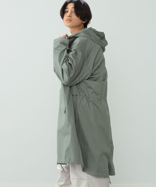 BeAMS DOT(ビームスドット)の「【WEB限定】BeAMS DOT / フーデッド モッズコート(モッズコート・メンズ・オリーブ/ブラック系その他2・LARGE/MEDIUM)」の2枚目の写真