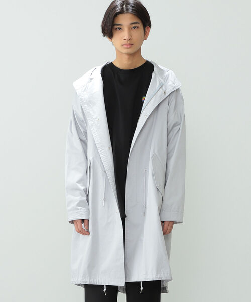 BeAMS DOT(ビームスドット)の「【WEB限定】BeAMS DOT / フーデッド モッズコート(モッズコート・メンズ・オリーブ/ブラック系その他2・LARGE/MEDIUM)」の3枚目の写真