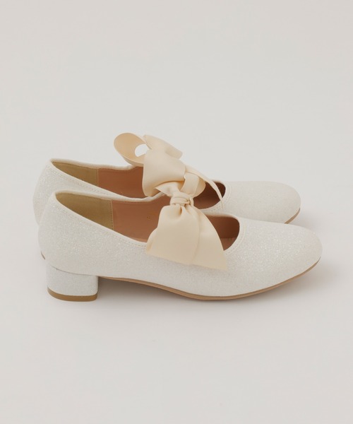 one after another NICE CLAUP(ワンアフターアナザーナイスクラップ)の「リボンシューズ(パンプス・レディース・ホワイト系その他/アニマル・S/M/L/LL)」の10枚目の写真