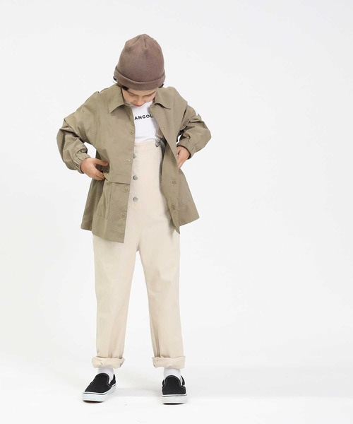 CAMP7(キャンプセブン)の「【CAMP7】コーチジャケット(ブルゾン・キッズ・ブラック/ベージュ・160/140/130/150/105/120)」の13枚目の写真