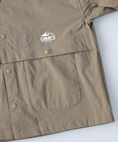 CAMP7(キャンプセブン)の「【CAMP7】コーチジャケット(ブルゾン・キッズ・ブラック/ベージュ・160/140/130/150/105/120)」の6枚目の写真