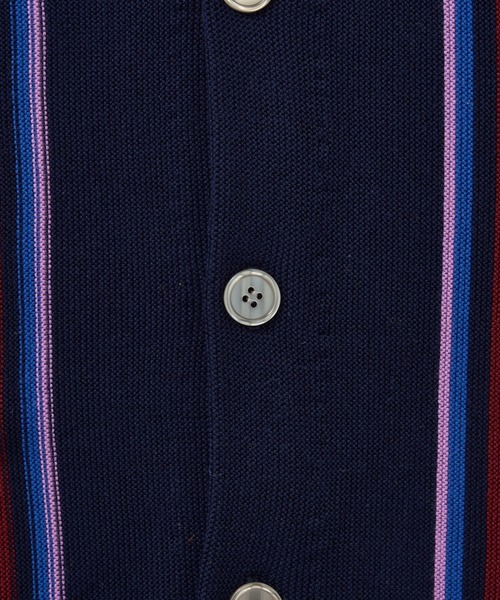 WHO'S WHO gallery（フーズフーギャラリー）の「COOPER FACTストライプカーディガン（カーディガン/ボレロ・メンズ・ネイビー/クリーム/マスタード・FREE）」の21枚目の写真