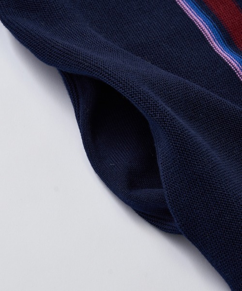 WHO'S WHO gallery（フーズフーギャラリー）の「COOPER FACTストライプカーディガン（カーディガン/ボレロ・メンズ・ネイビー/クリーム/マスタード・FREE）」の22枚目の写真