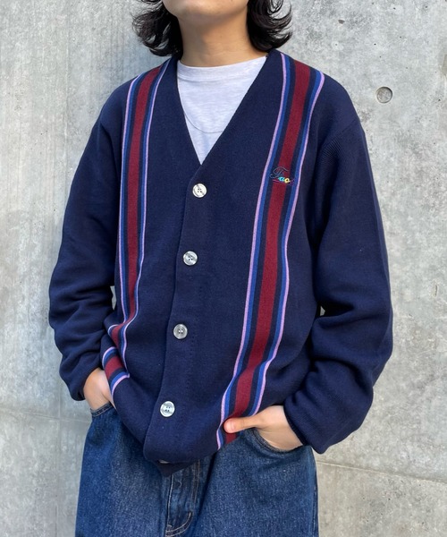 WHO'S WHO gallery（フーズフーギャラリー）の「COOPER FACTストライプカーディガン（カーディガン/ボレロ・メンズ・ネイビー/クリーム/マスタード・FREE）」の6枚目の写真