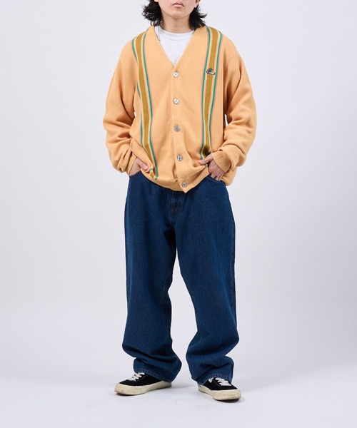 WHO'S WHO gallery（フーズフーギャラリー）の「COOPER FACTストライプカーディガン（カーディガン/ボレロ・メンズ・ネイビー/クリーム/マスタード・FREE）」の14枚目の写真