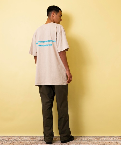 1/F(イチエフ)の「【1/F】プリントT HARD LIFE(Tシャツ/カットソー・メンズ・ブラック/ホワイト/ベージュ・2/3/1)」の13枚目の写真