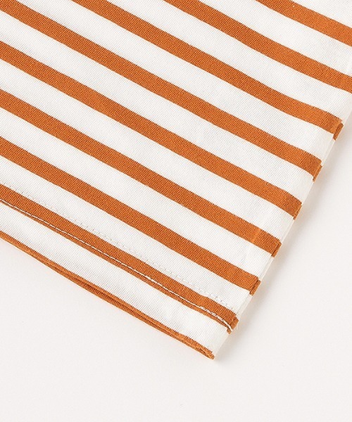 petit main（プティマイン）の「【弱酸性】パネルボーダーTパンツセット（アンサンブル・キッズ・ブルー/オレンジ・80ｃｍ/70cm）」の8枚目の写真