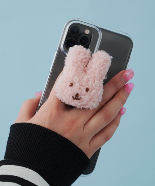 MERLOT(メルロー)の「アニマルスマホグリップ(スマホグッズ・レディース・ホワイト/ブラウン/ピンク・FREE)」の11枚目の写真