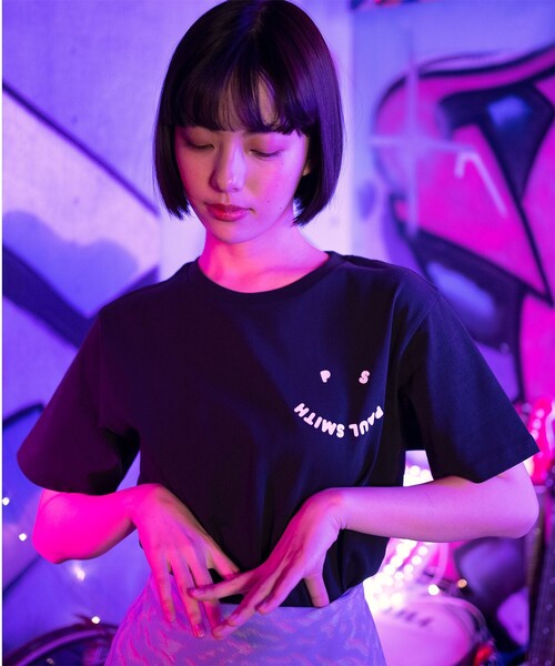 洗える Ps Paul Smith Happy Tシャツ Tシャツ カットソー Ps Paul Smith ピーエスポールスミス のファッション通販 Zozotown