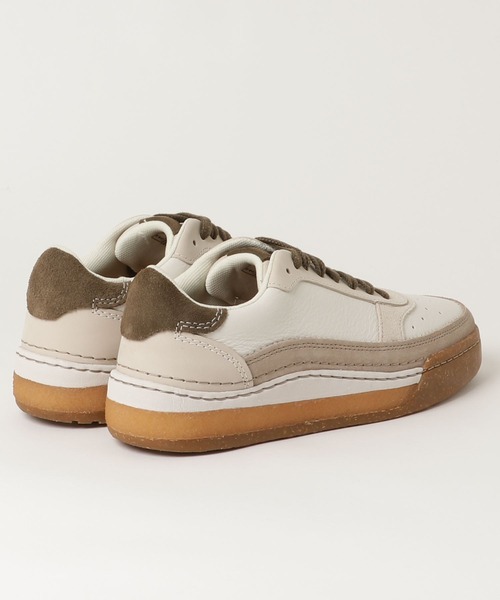 Clarks（クラークス）の「CraftCourtLace /メンズ クラフトコートレース (オフホワイトコンビ)（スニーカー・メンズ・ホワイト・UK8/UK8.5/UK6/UK10/UK7.5/UK7/UK6.5/UK9/UK9.5）」の4枚目の写真