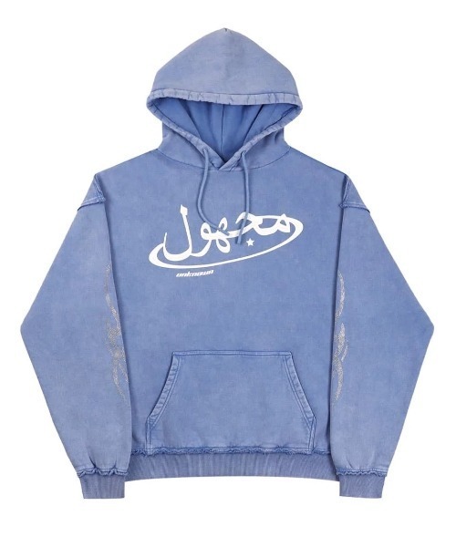トップス UNKNOWN LONDON Arabic Logo Hoodie UNKNOWN LONDON Arabic Logo Hoodie