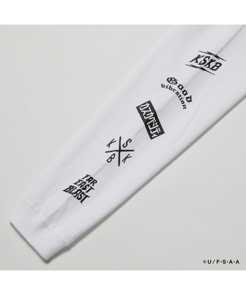 RUDIE'S(ルーディーズ)の「RUDIE'S x CRAYON SHINCHAN KASUKABE VIBRATION LSTEE / ルーディーズ × クレヨンしんちゃん カスカベ バイブレーション ロングスリーブ(Tシャツ/カットソー・メンズ・ブラック/ホワイト・L/S/M/XL/XXL)」の14枚目の写真