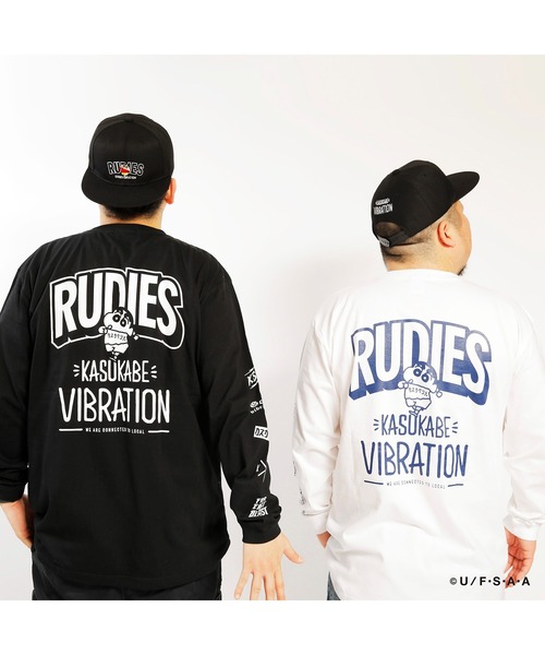 RUDIE'S(ルーディーズ)の「RUDIE'S x CRAYON SHINCHAN KASUKABE VIBRATION LSTEE / ルーディーズ × クレヨンしんちゃん カスカベ バイブレーション ロングスリーブ(Tシャツ/カットソー・メンズ・ブラック/ホワイト・L/S/M/XL/XXL)」の16枚目の写真