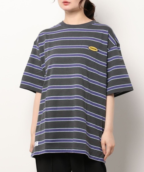 セール】【VISION STREET WEAR】ビッグシルエット ワンポイント刺繍