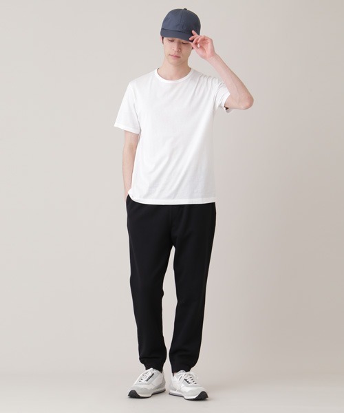 KIJIMA TAKAYUKI(キジマ タカユキ)の「【KIJIMA TAKAYUKI】ORGANIC COTTON TYPEWRITER(キャップ・メンズ・ブラック/ダークグレー・SMALL/MEDIUM)」の6枚目の写真