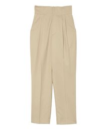 バックベルトテーパードパンツ