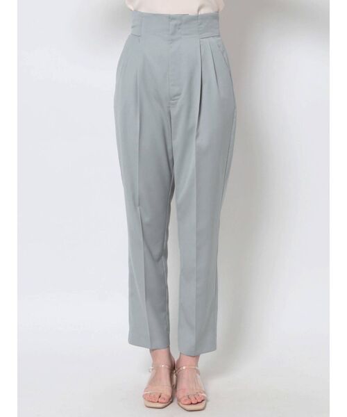 LAGUNAMOON（ラグナムーン）の「バックベルトテーパードパンツ（スラックス・レディース・ライトブルー/ベージュ/ラベンダー・MEDIUM/SMALL）」の4枚目の写真