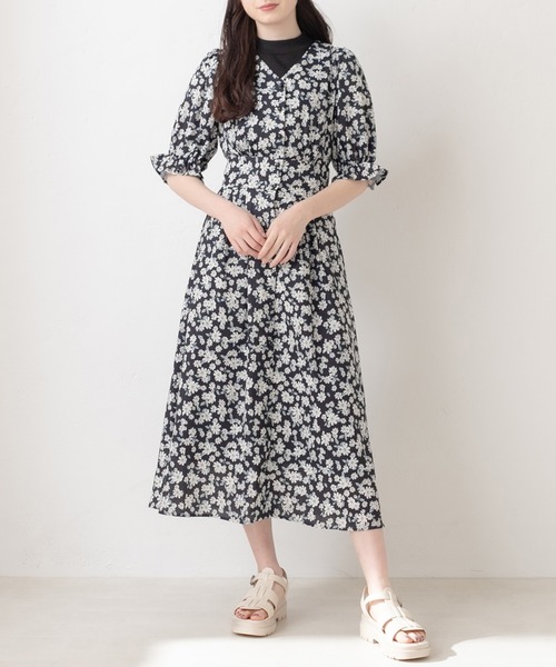 OLIVE des OLIVE（オリーブデオリーブ）の「マーガレットVネックワンピース（ワンピース・レディース・イエロー/ブラック/ミント・FREE）」の18枚目の写真