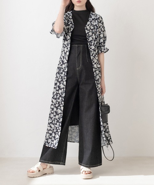 OLIVE des OLIVE（オリーブデオリーブ）の「マーガレットVネックワンピース（ワンピース・レディース・イエロー/ブラック/ミント・FREE）」の22枚目の写真