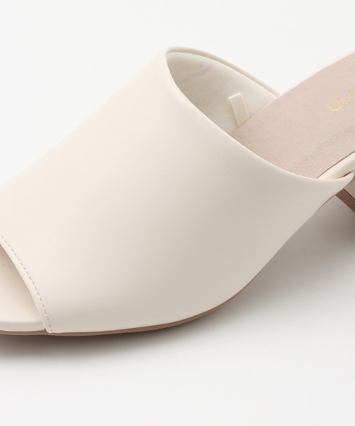 Honeys（ハニーズ）の「オープントゥミュール（サンダル・レディース・ブラック/グレイッシュベージュ/アイボリー・LL/M/L）」の18枚目の写真