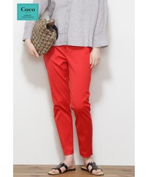 human woman | ◆サテンストレッチスリムパンツ(その他パンツ)